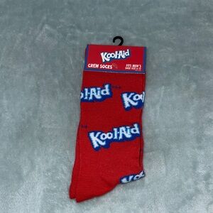 Kool-Aid Red Crew Socks for Men